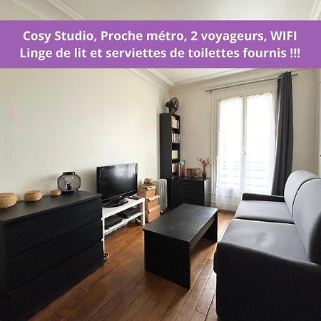 Cosy Studio - Proche Metro - 2 Voyageurs Apartment Levallois-Perret Ngoại thất bức ảnh